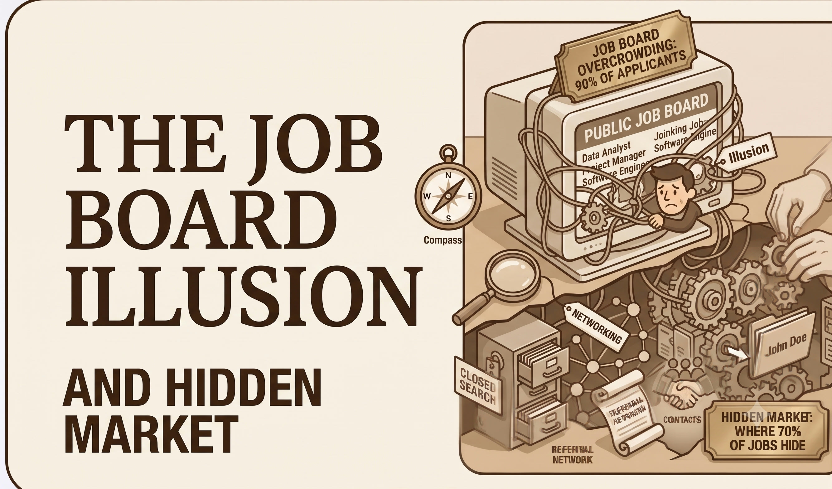 The Job Board Illusion: How to Bypass Ghost Jobs and Access the Hidden Market